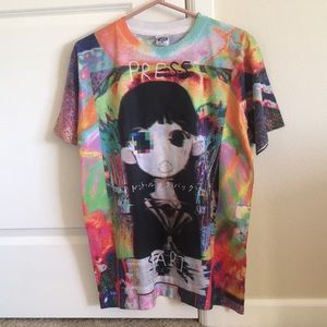 Omocat Glitch Girl T-Shirt (Size M)